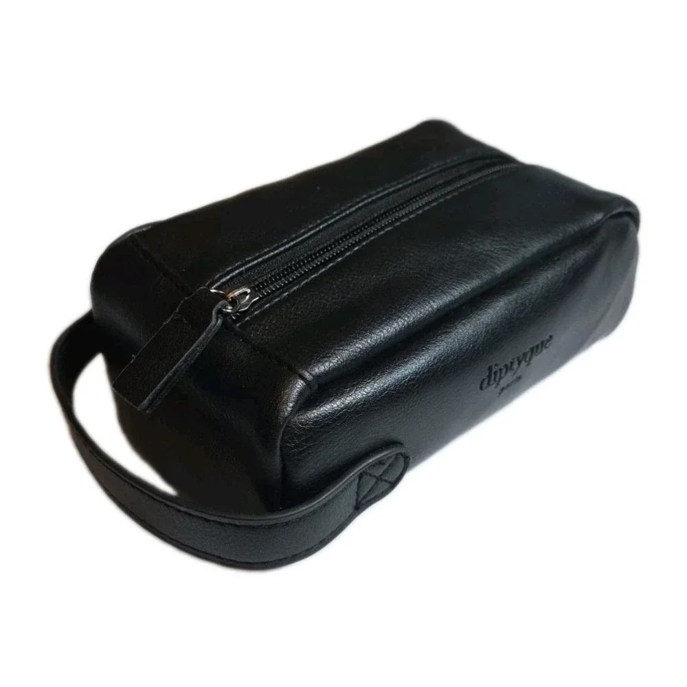 Diptyque Paris Qatar Airways Cosmetic Toiletries Leather Travel Bag Clutch 6.5